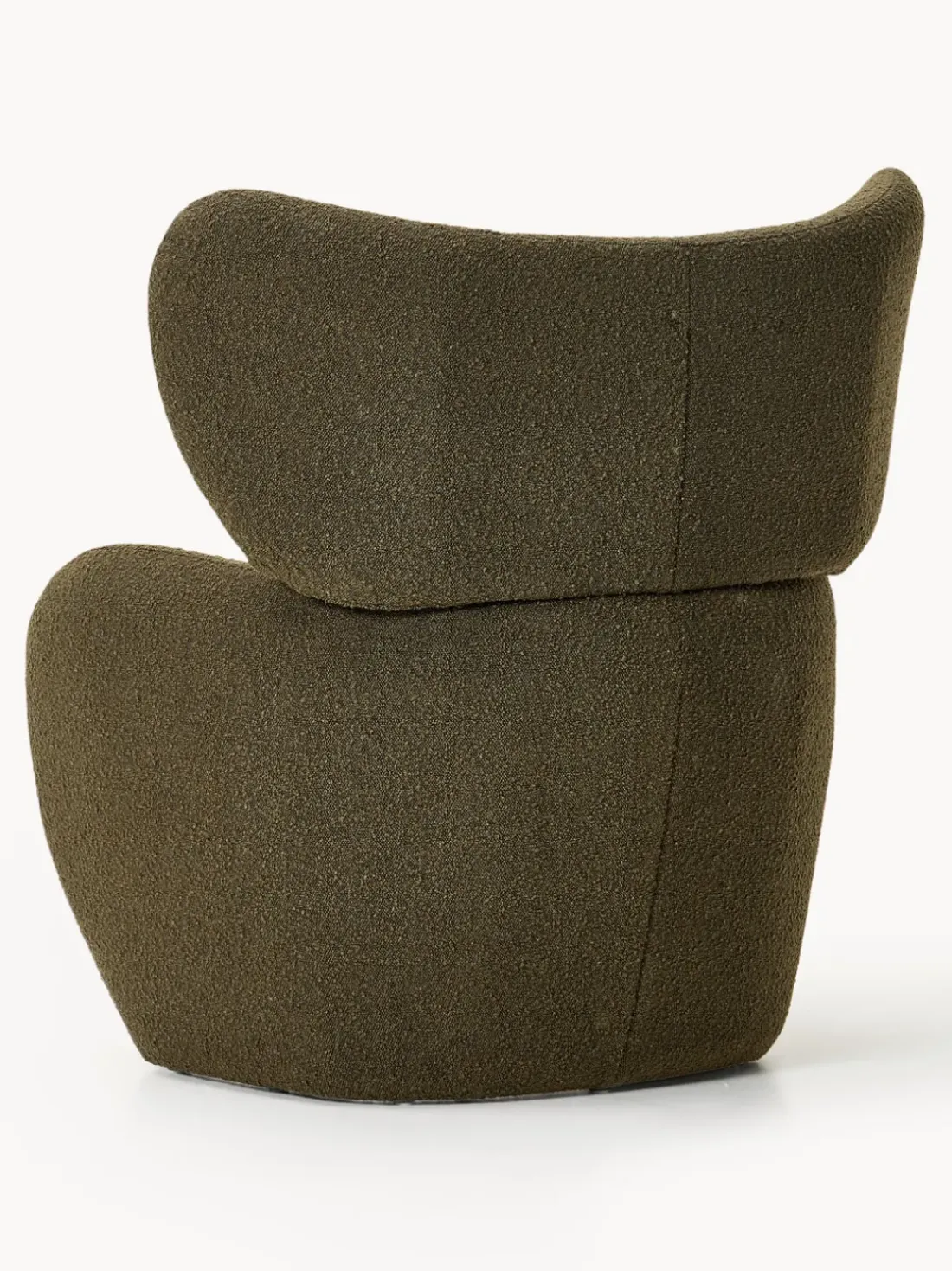 Sillón en tejido bouclé Teyvat