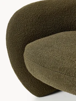Sillón en tejido bouclé Teyvat