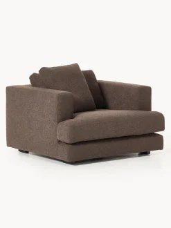 Sillón en tejido bouclé Tribeca