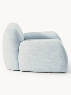 Sillón en tejido bouclé Wolke