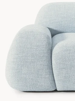 Sillón en tejido bouclé Wolke
