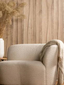 Sillón grande en tejido bouclé Sibylla