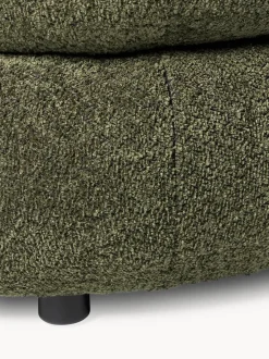 Sillón lounge de borreguillo bouclé Alba