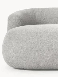 Sillón lounge grande en tejido bouclé Sofia