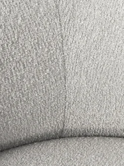 Sillón lounge grande en tejido bouclé Sofia