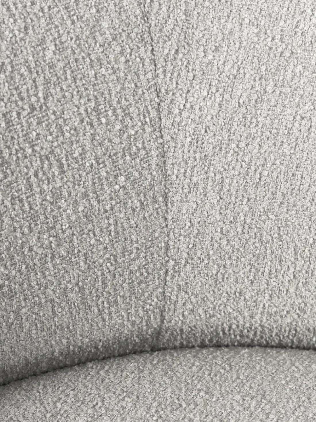 Sillón lounge grande en tejido bouclé Sofia