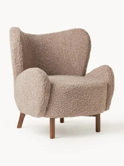 Sillón orejero de borreguillo Kalia