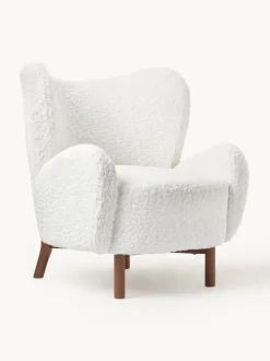 Sillón orejero de borreguillo Kalia