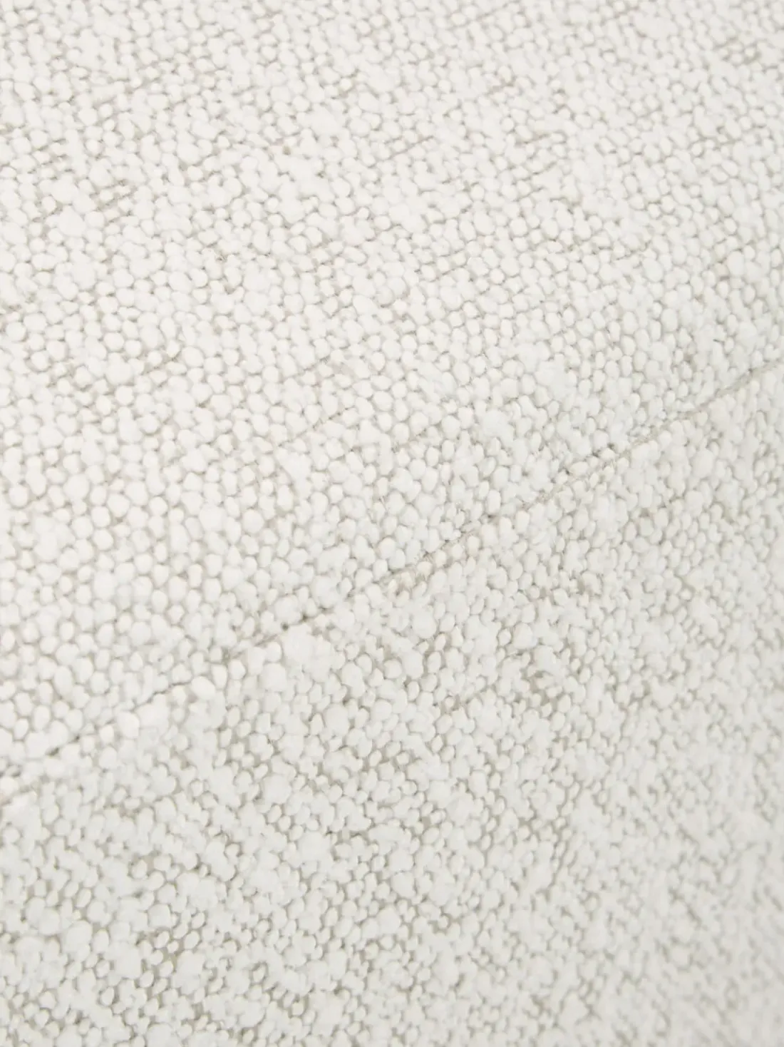 Sillón tapizado en tejido bouclé Irene