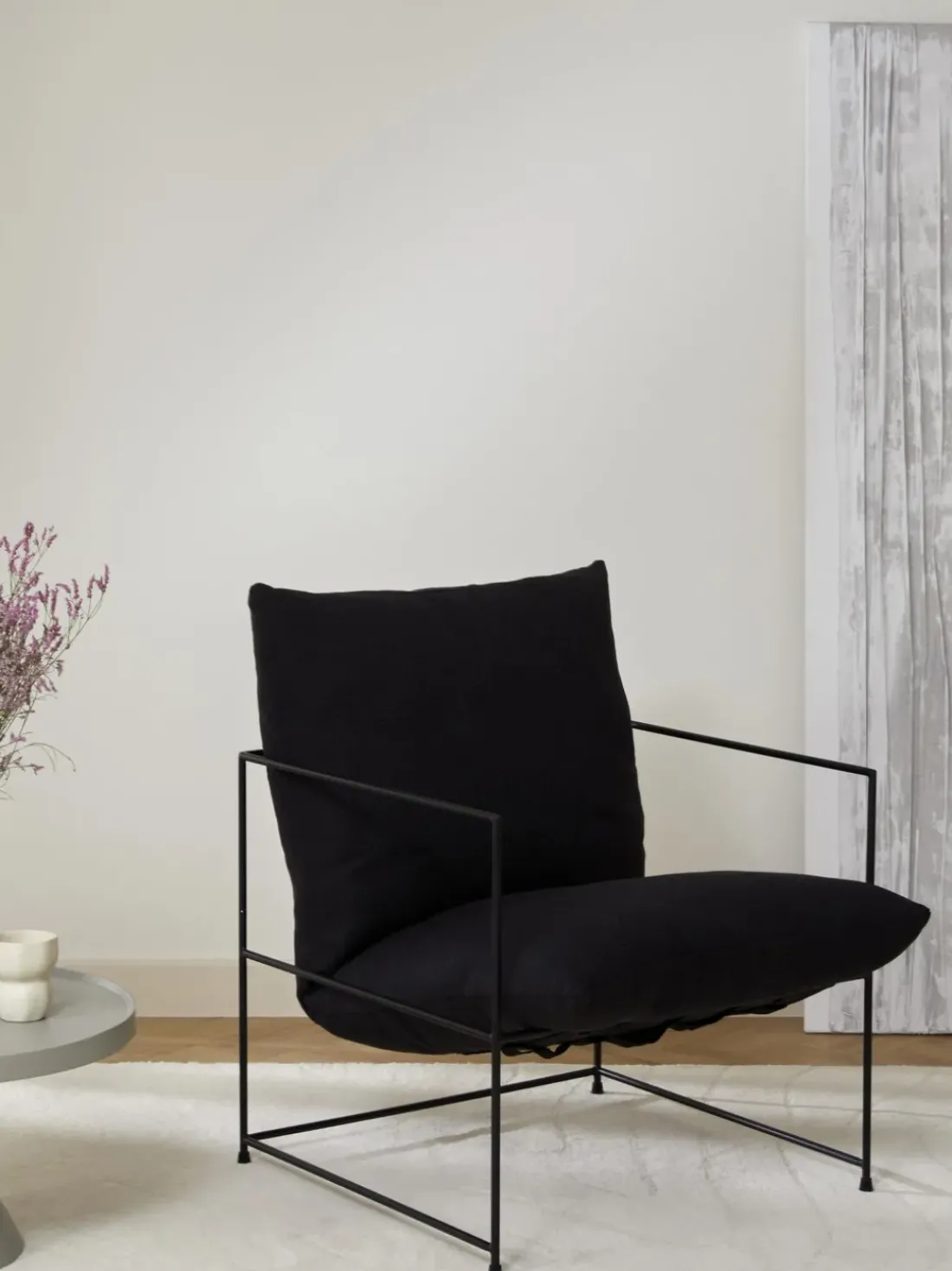 Sillón tapizado Wayne