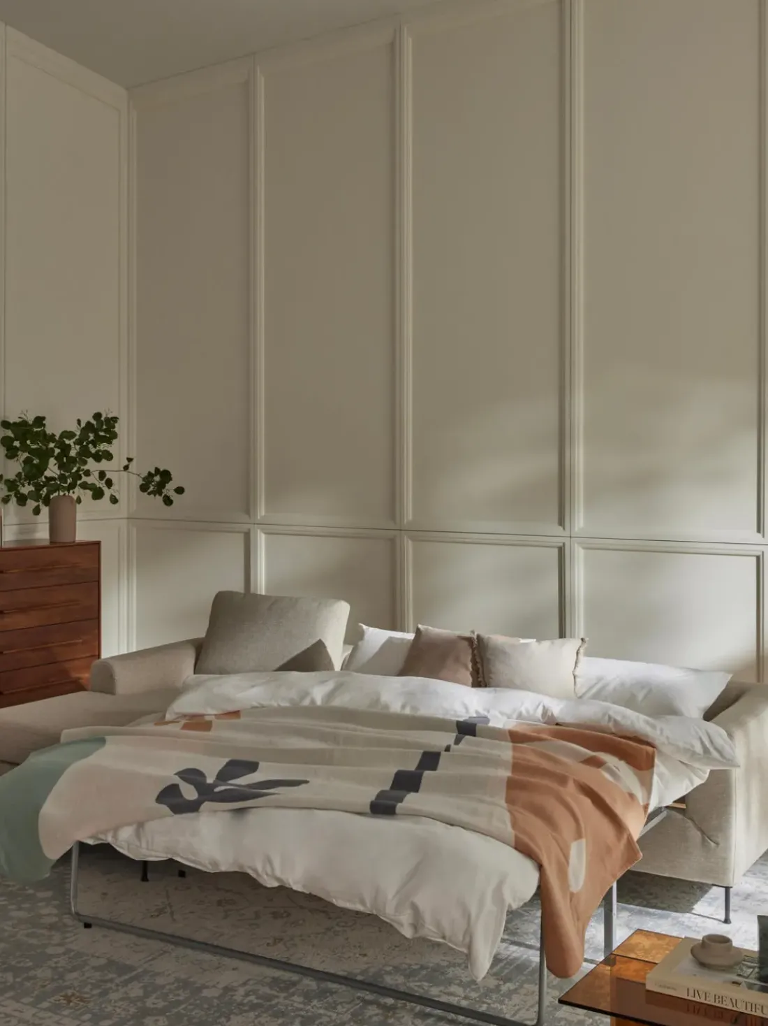 Sofá cama con colchón Cucita (3 plazas)