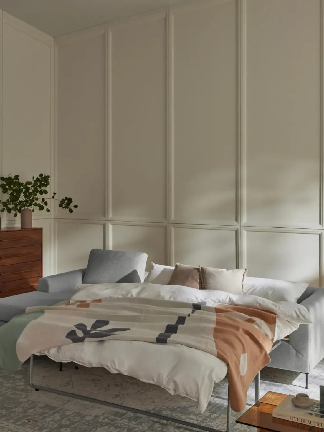 Sofá cama con colchón Cucita (3 plazas)