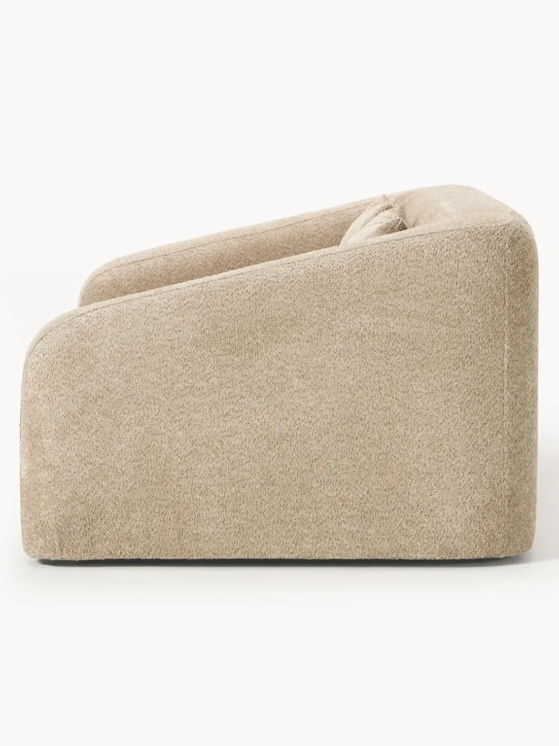 Sofá cama de borreguillo bouclé Eliot (2 plazas)