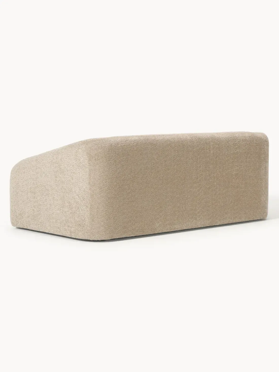 Sofá cama de borreguillo bouclé Eliot (2 plazas)