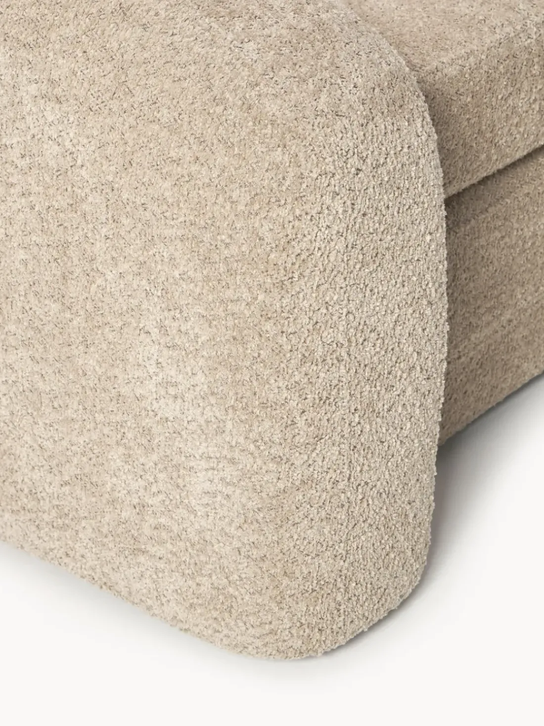 Sofá cama de borreguillo bouclé Eliot (2 plazas)