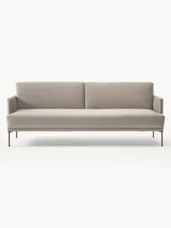 Sofá cama de terciopelo Fluente (3 plazas)