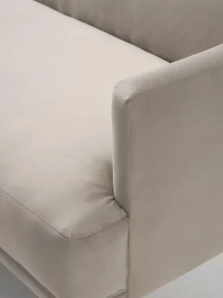 Sofá cama de terciopelo Fluente (3 plazas)