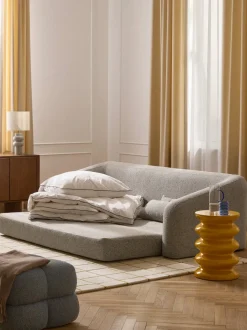 Sofá cama en tejido bouclé Eliot (3 plazas)