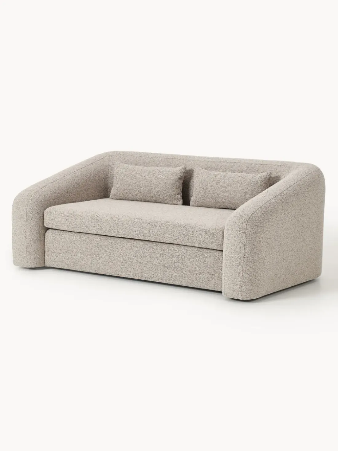 Sofá cama en tejido bouclé Eliot (2 plazas)