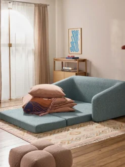 Sofá cama en tejido bouclé Eliot (2 plazas)