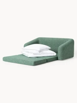 Sofá cama en tejido bouclé Eliot (2 plazas)