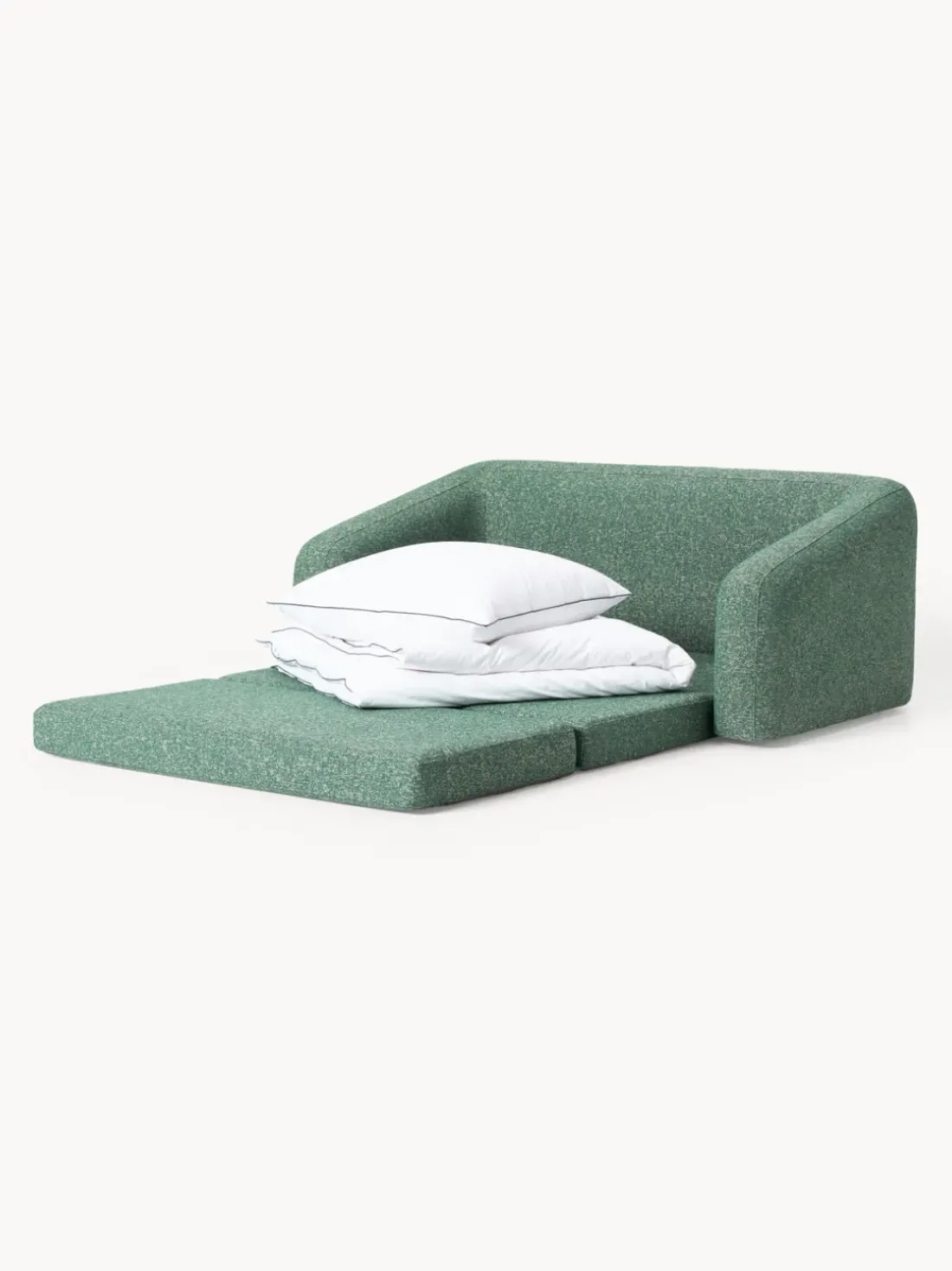 Sofá cama en tejido bouclé Eliot (2 plazas)