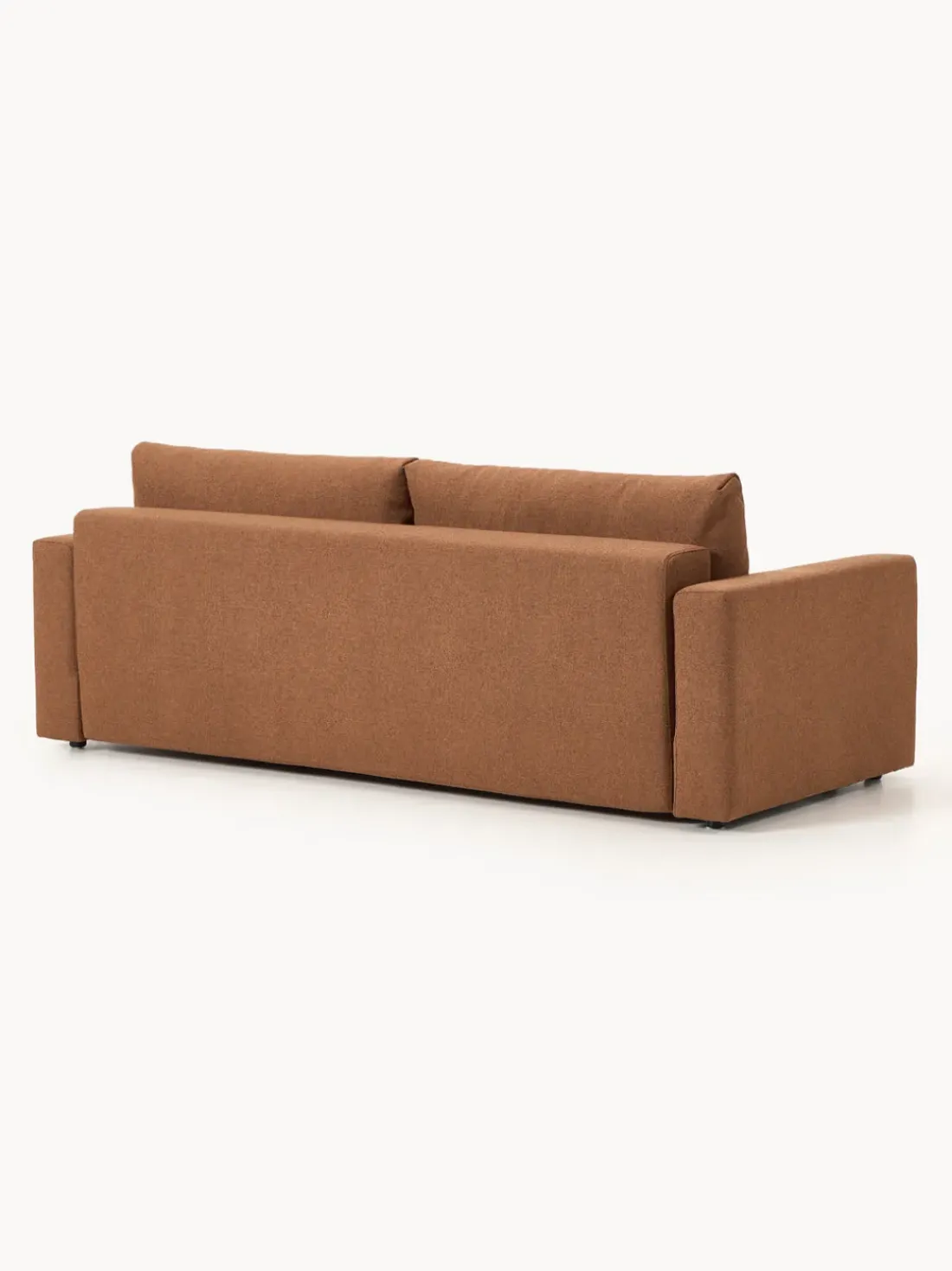 Sofá cama en tejido bouclé Tasha (3 plazas), con espacio de almacenamiento
