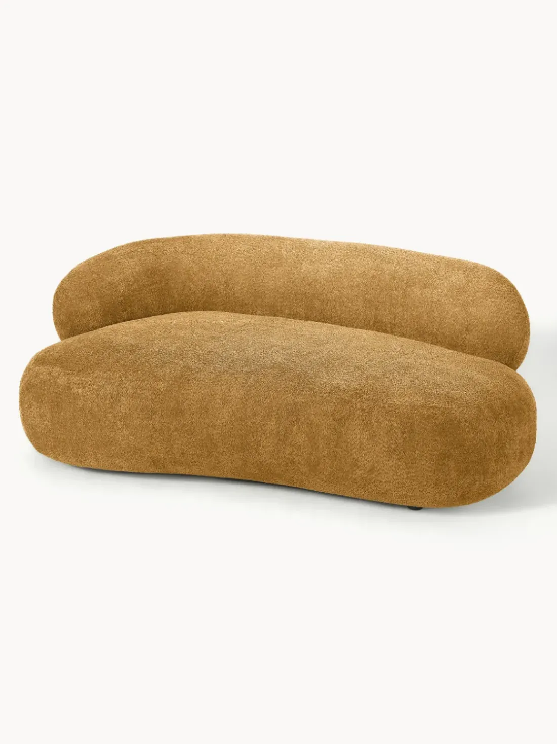 Sofá de borreguillo bouclé Alba (2 plazas)