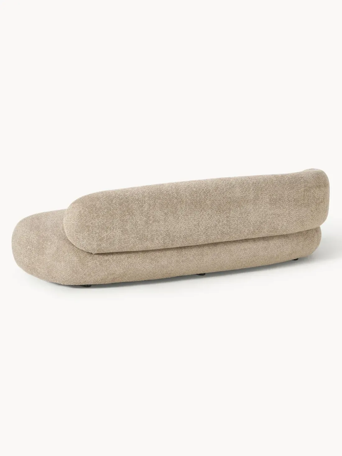 Sofá de borreguillo bouclé Alba (3 plazas)