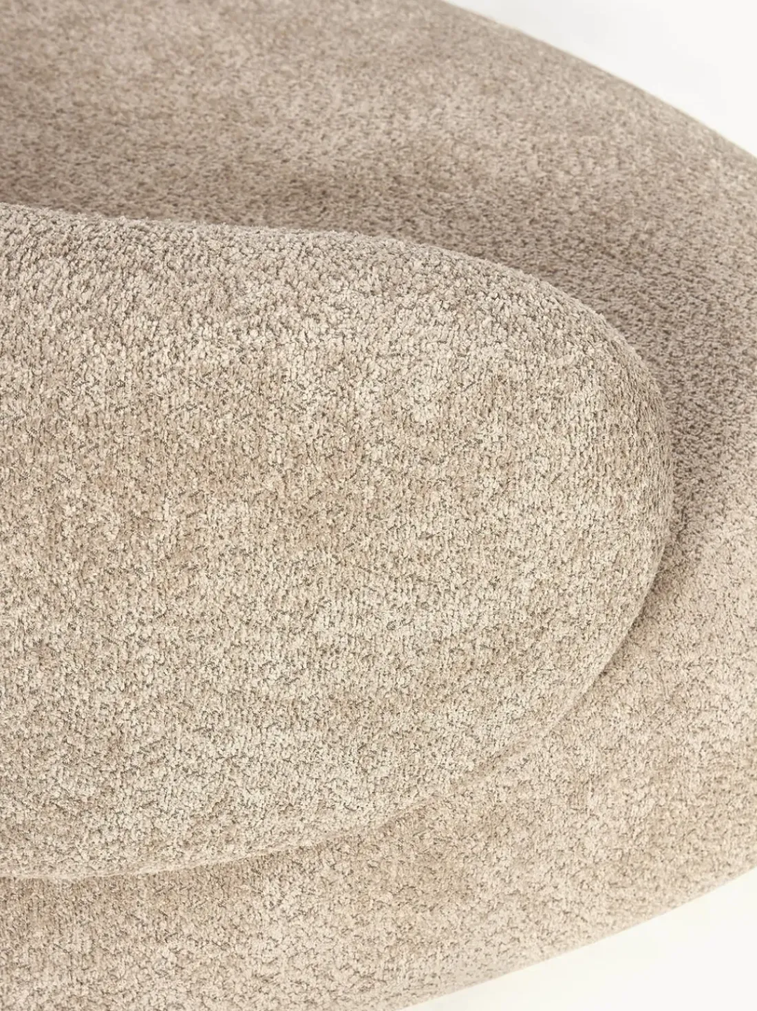 Sofá de borreguillo bouclé Alba (3 plazas)