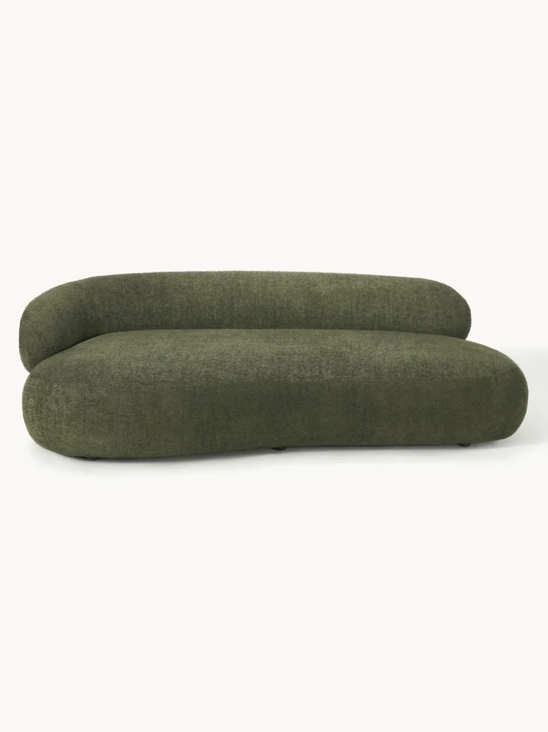Sofá de borreguillo bouclé Alba (3 plazas)