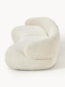 Sofá de borreguillo bouclé Alba (4 plazas)