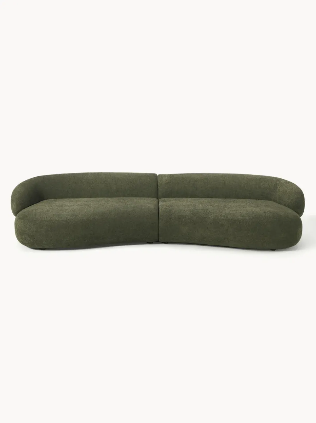 Sofá de borreguillo bouclé Alba (4 plazas)