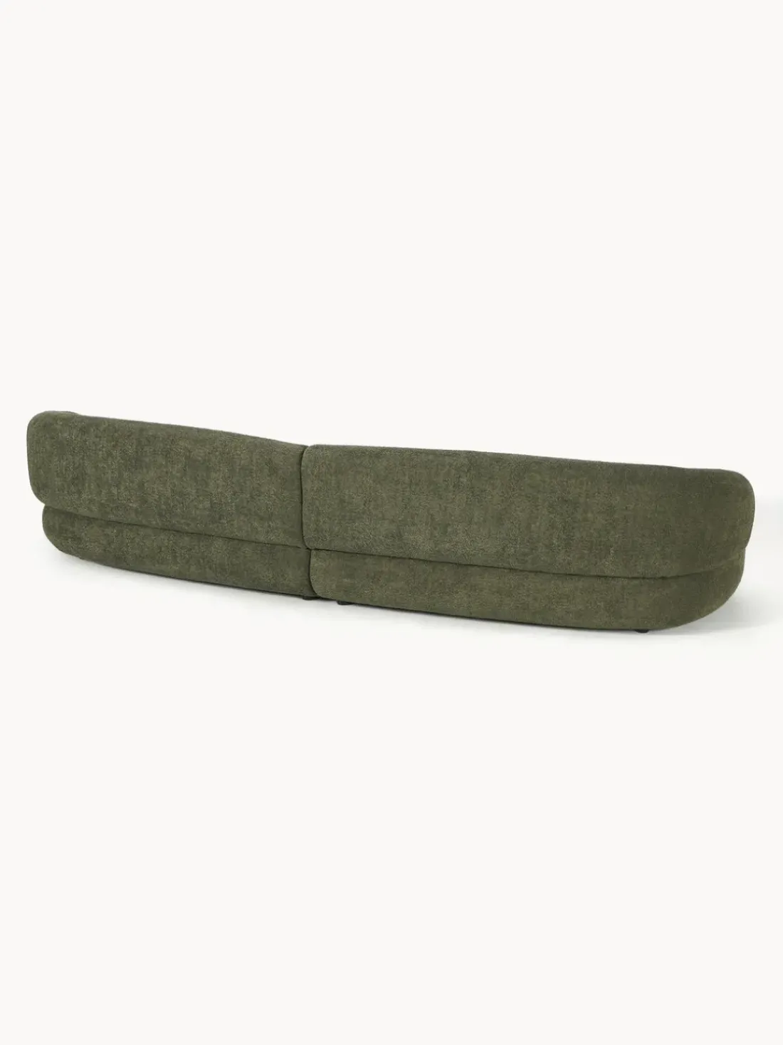 Sofá de borreguillo bouclé Alba (4 plazas)