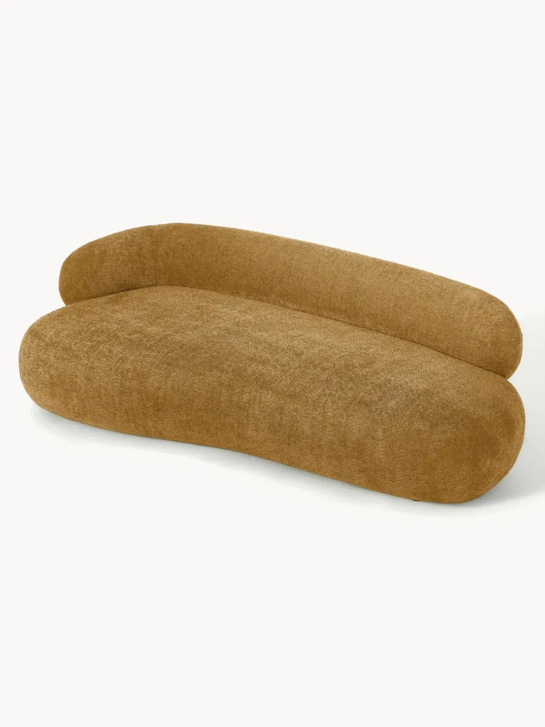 Sofá de borreguillo bouclé Alba (3 plazas)