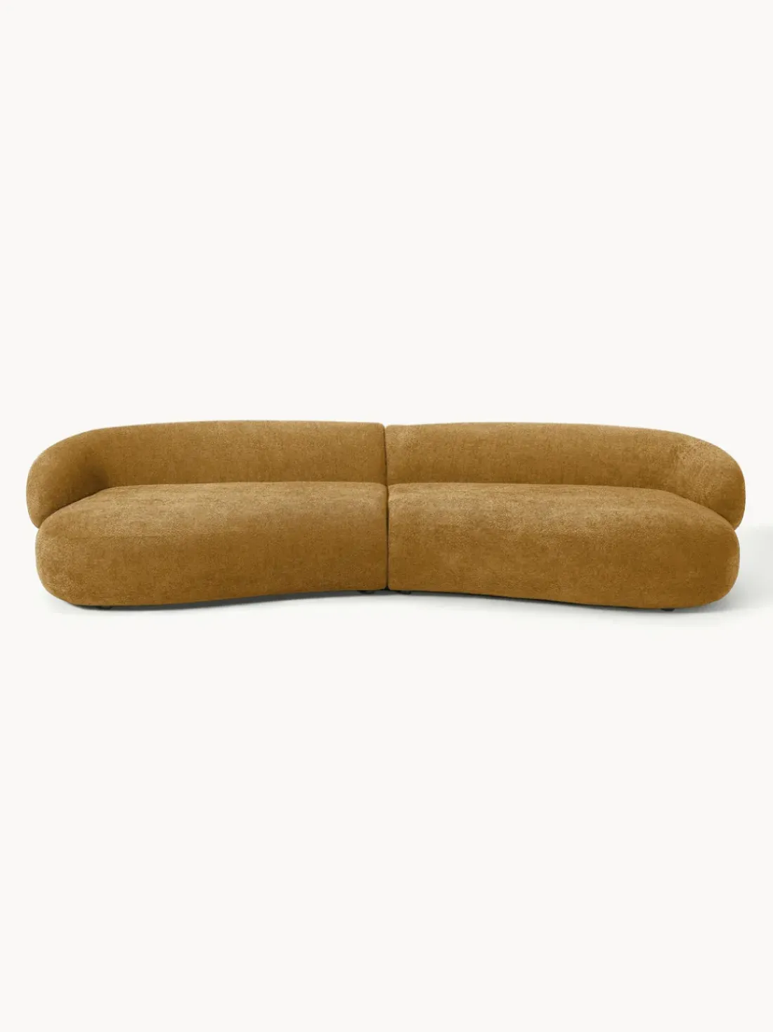 Sofá de borreguillo bouclé Alba (4 plazas)