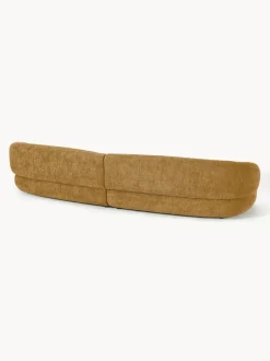 Sofá de borreguillo bouclé Alba (4 plazas)