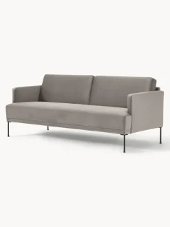 Sofá de terciopelo Fluente (3 plazas)