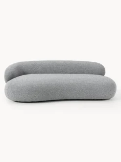 Sofá en tejido bouclé Alba (3 plazas)