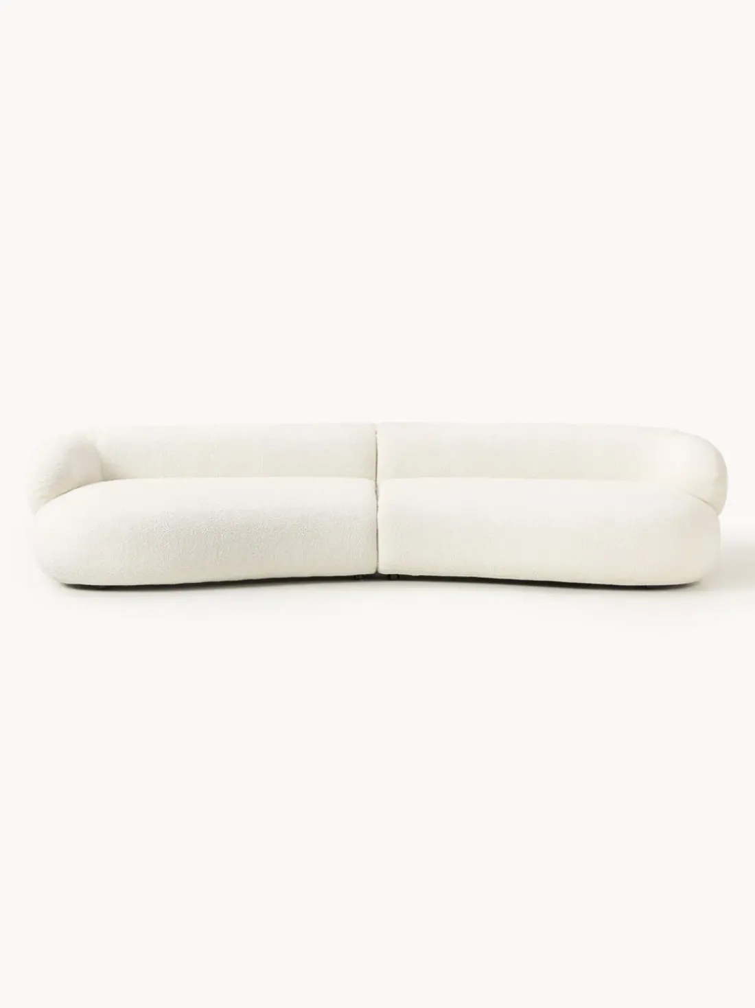 Sofá en tejido bouclé Alba (4 plazas)