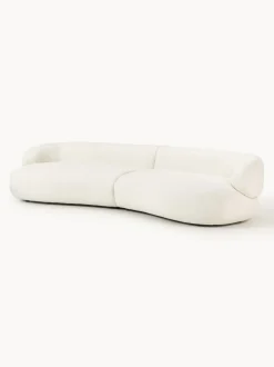 Sofá en tejido bouclé Alba (4 plazas)