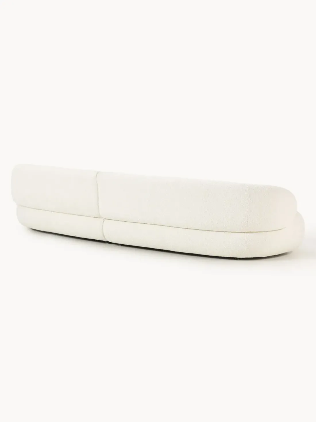 Sofá en tejido bouclé Alba (4 plazas)
