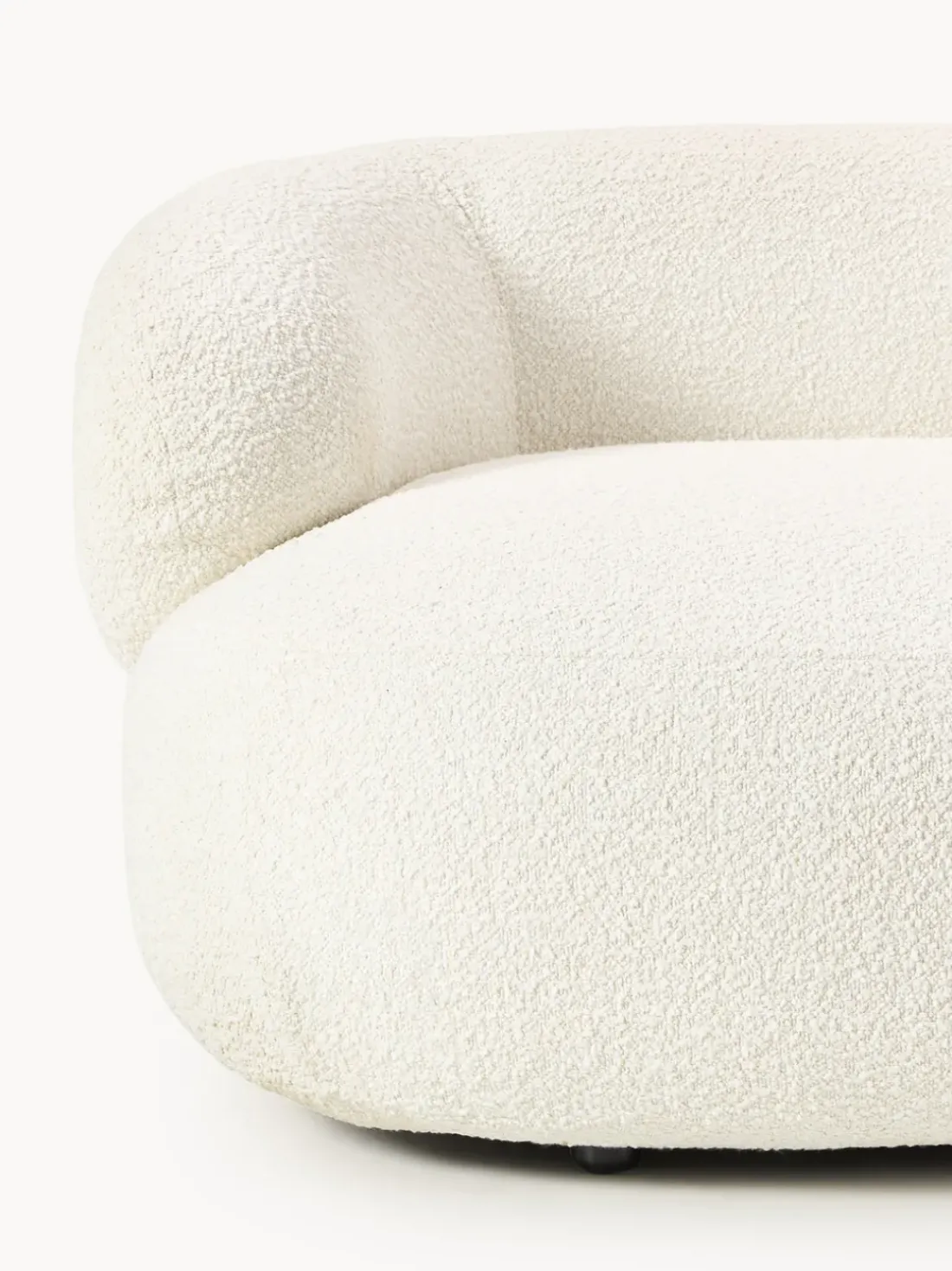 Sofá en tejido bouclé Alba (4 plazas)