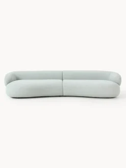 Sofá en tejido bouclé Alba (4 plazas)
