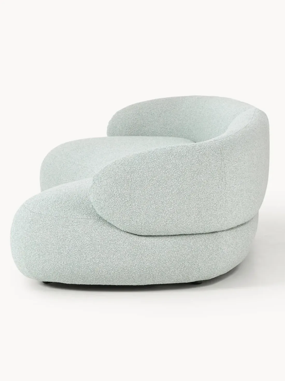 Sofá en tejido bouclé Alba (4 plazas)