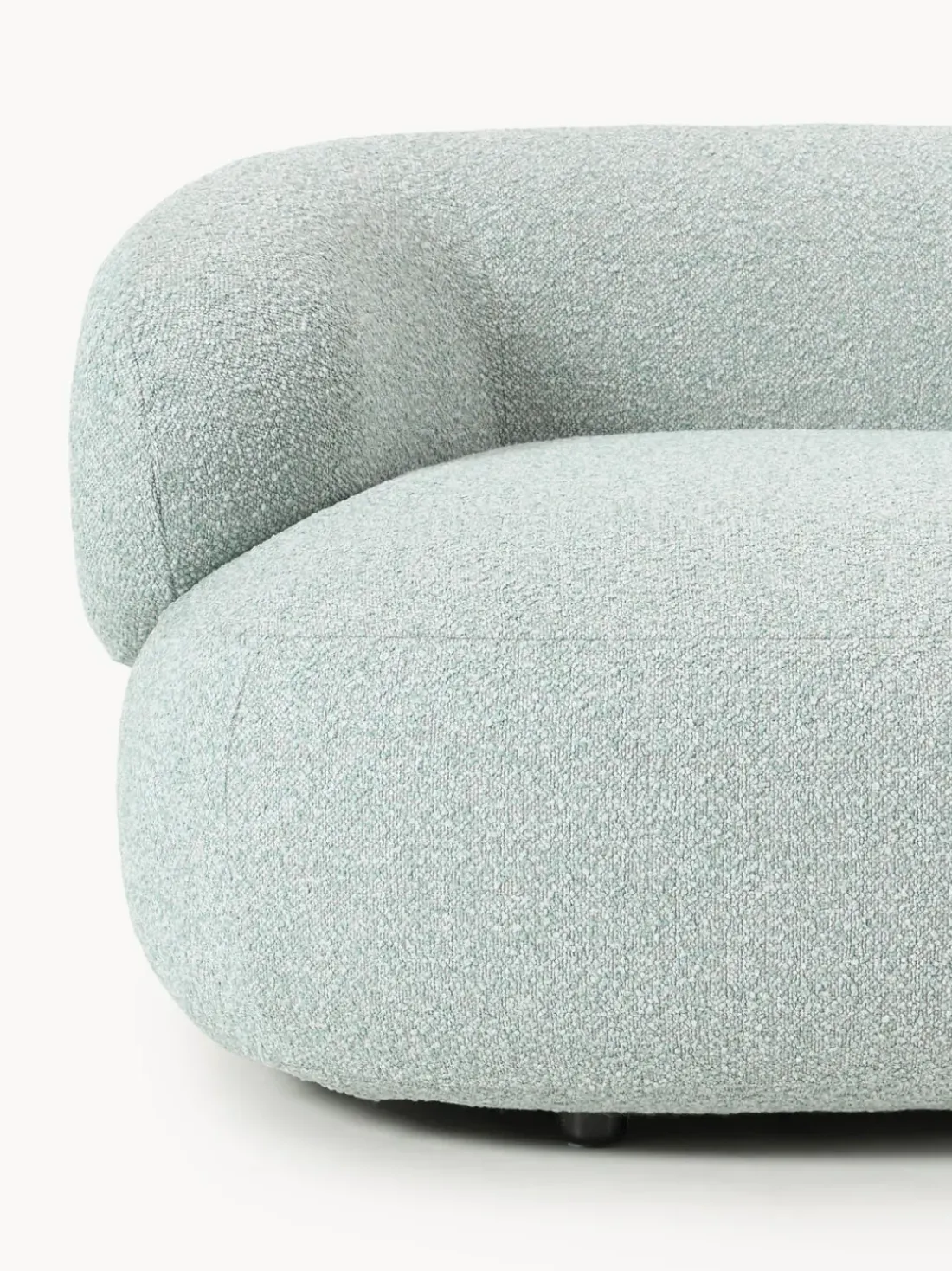 Sofá en tejido bouclé Alba (4 plazas)