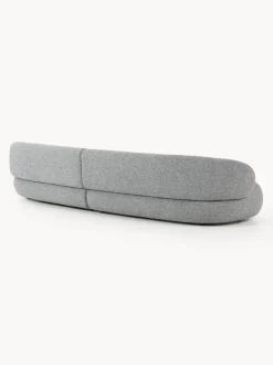 Sofá en tejido bouclé Alba (4 plazas)