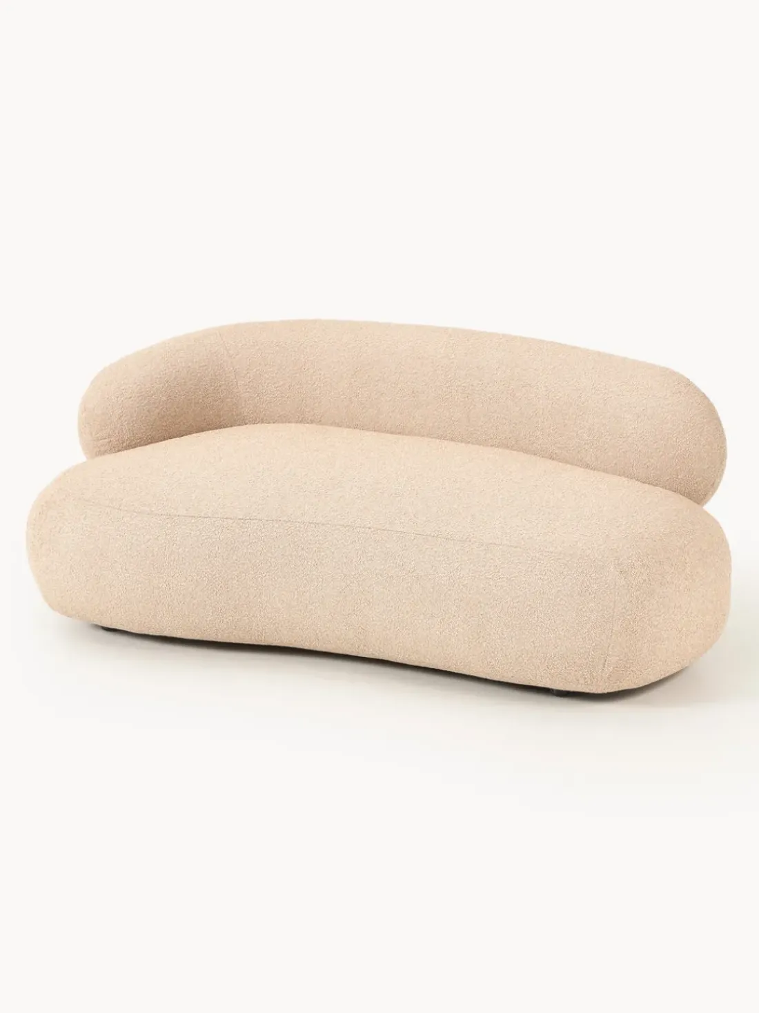 Sofá en tejido bouclé Alba (2 plazas)