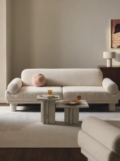 Sofá en tejido bouclé Lilo (3 plazas)