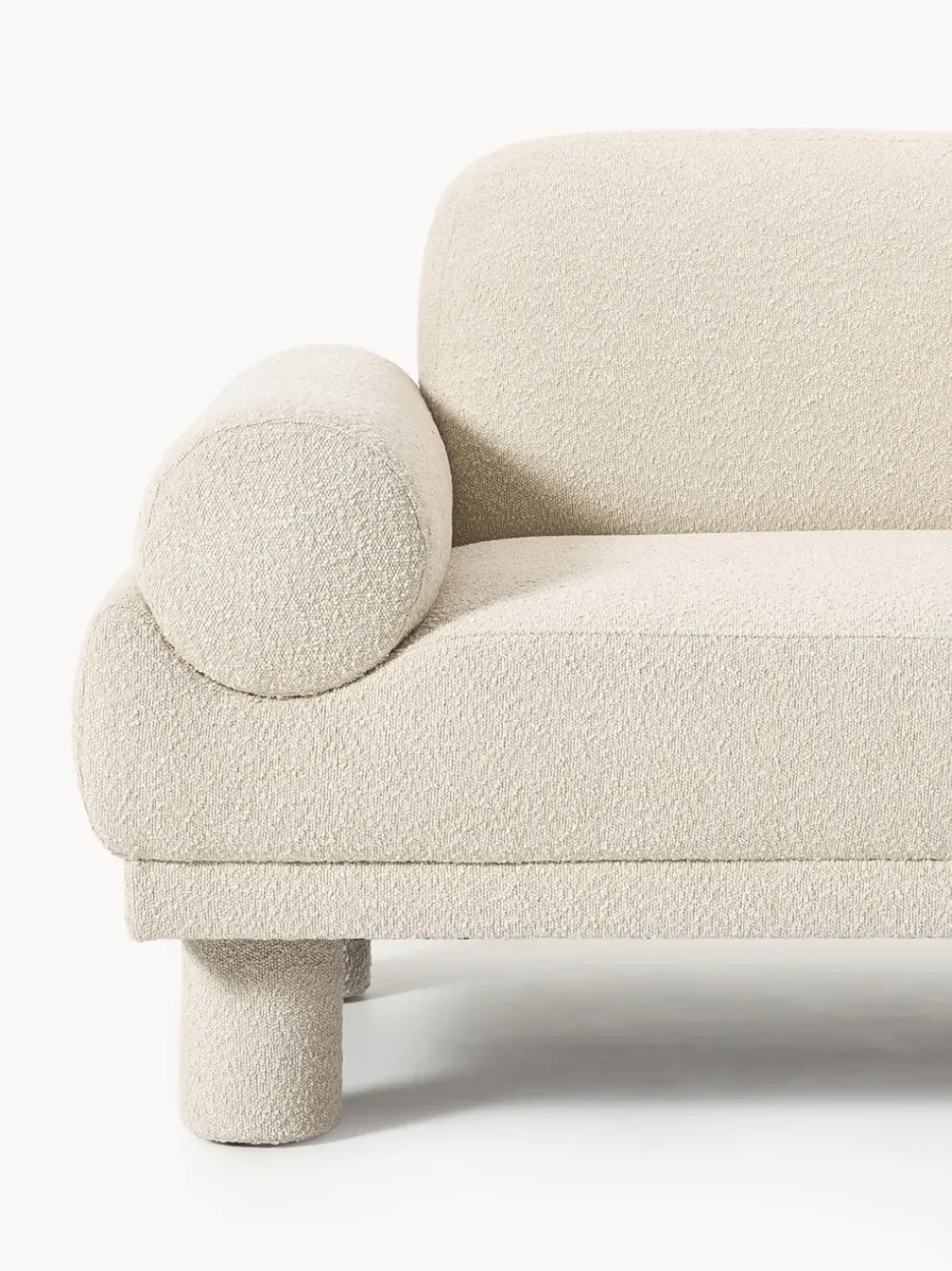 Sofá en tejido bouclé Lilo (3 plazas)